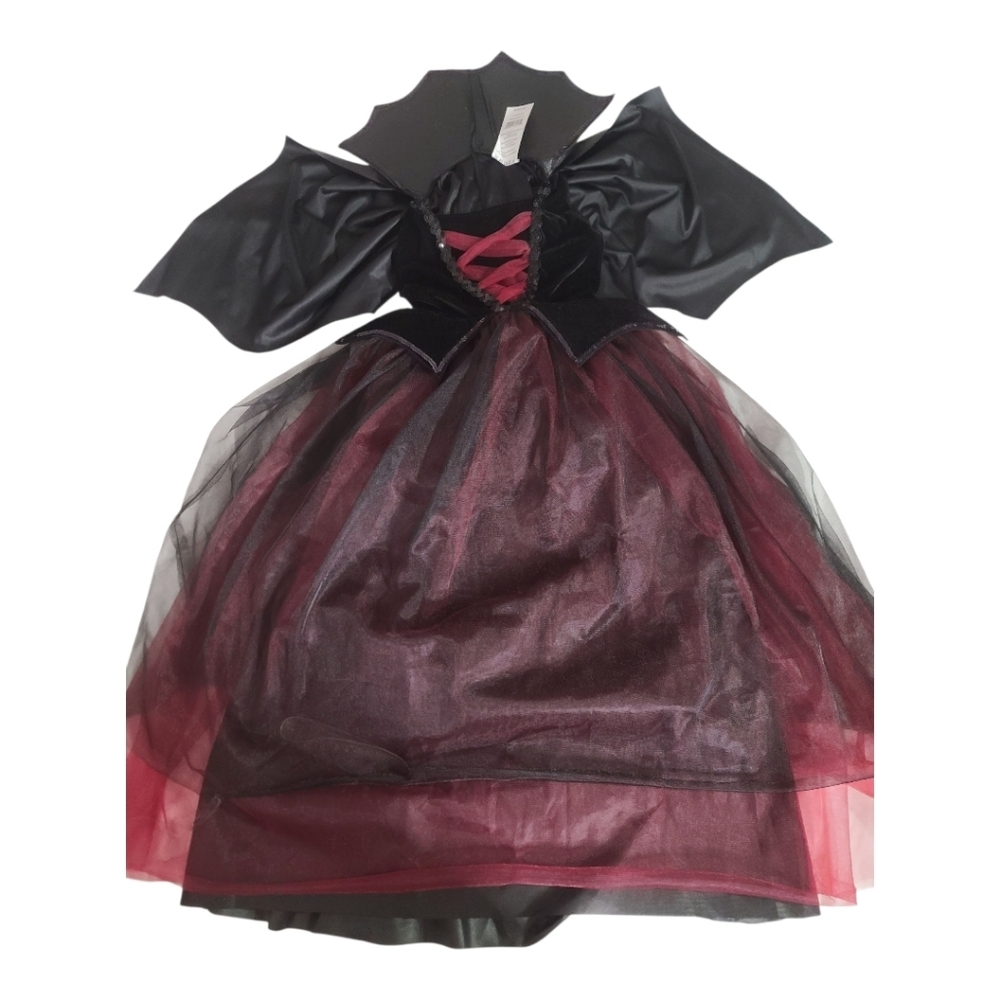 New Halloween Vampire Dracula's Darling Costume Girls  size 7/8